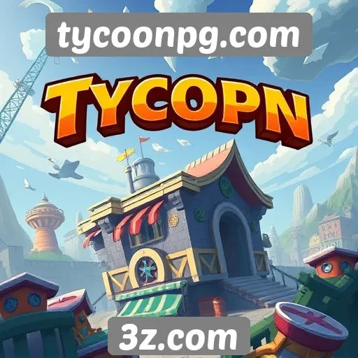 Exploração dos gráficos e design do site tycoonpg.com