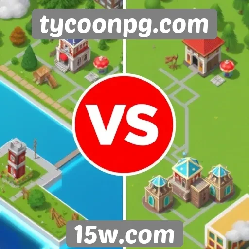 Comparativo entre TycoonPG e outros jogos do gênero